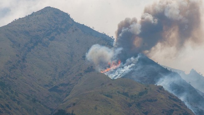 Karhutla Gunung Merbabu akan Dilakukan Pemadaman Water Bombing