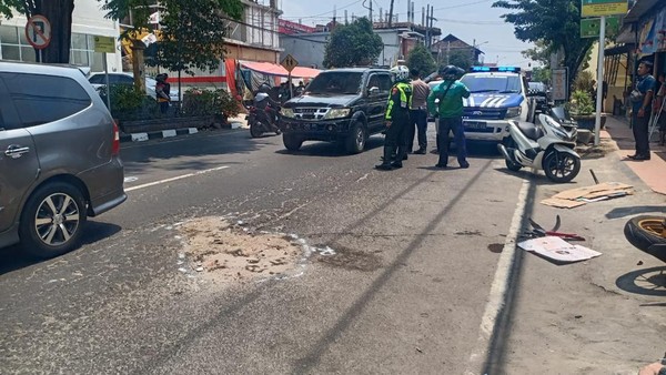 Seorang Pengendara Motor Meninggal Akibat Laka di Mojokerto