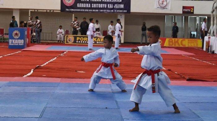 Ada 1.500 Lebih Peserta yang Mengikuti Kejuaraan Karate di Malang