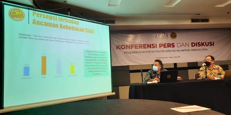 LP3ES: Separuh Rakyat Indonesia Makin Takut Menyatakan Pendapat