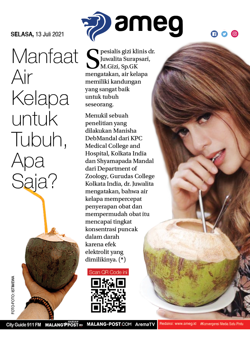 Manfaat Air Kelapa