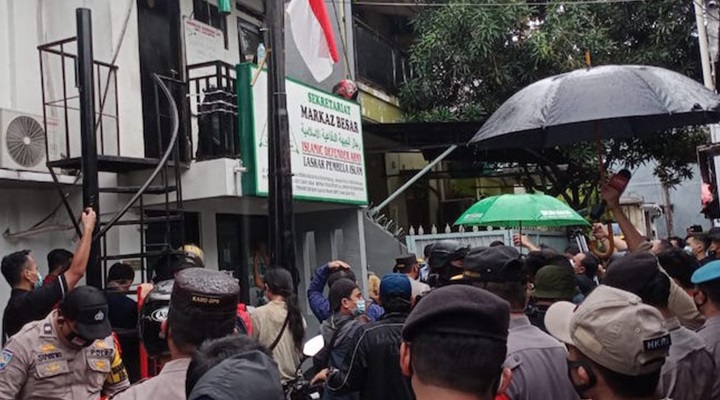 Pasca Penangkapan Munarman, Bekas Kantor FPI Dijaga Ketat