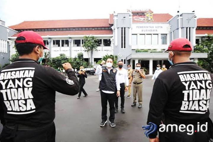 Pelanggar PPKM di Surabaya Dihukum Rawat ODGJ