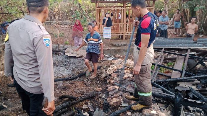 Kandang Kambing Ludes Terbakar Di Lamongan