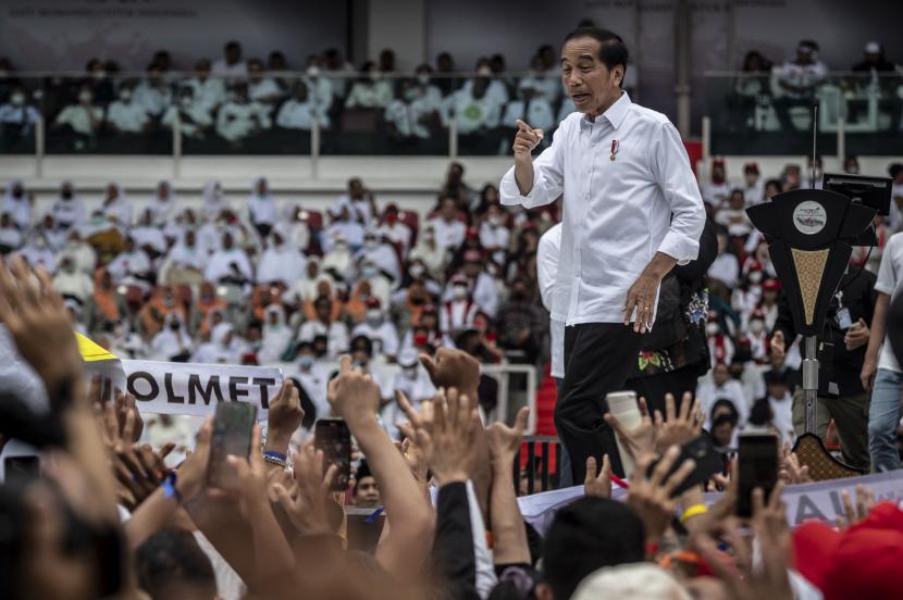 Jokowi Hadiri Acara Konsolidasi Nasional Jaringan Relawan Alap-Alap