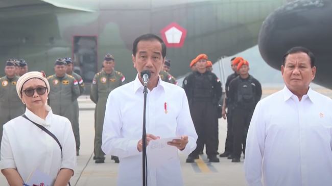 Presiden Jokowi Lepas Bantuan Kedua untuk Palestina