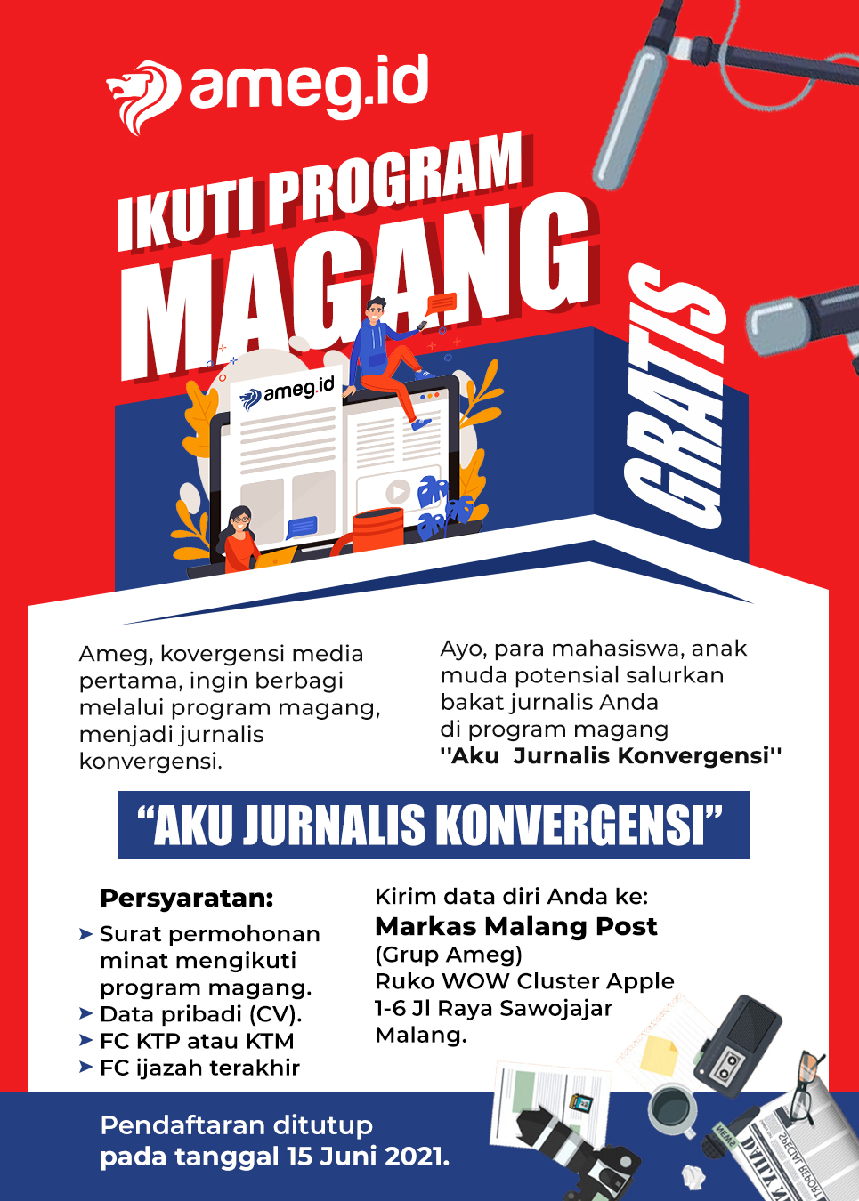 Lowongan Program Magang ameg.id