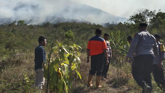 Masih Ada Puluhan Karhutla Yang Terjadi di Gunung Agung