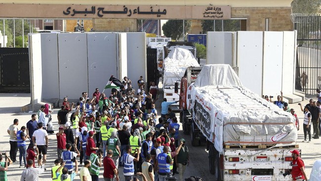 PMI Distribusikan Puluhan Ton Bantuan dari Masyarakat Untuk Pengungsi Gaza