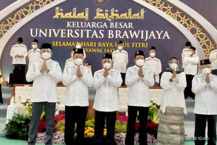 Civitas Akademika UB Gelar Halal bi Halal Virtual