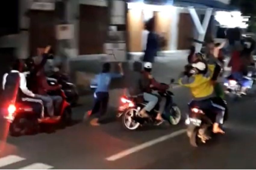 Polisi Tangkap 106 Pemuda Gangster Di Jombang